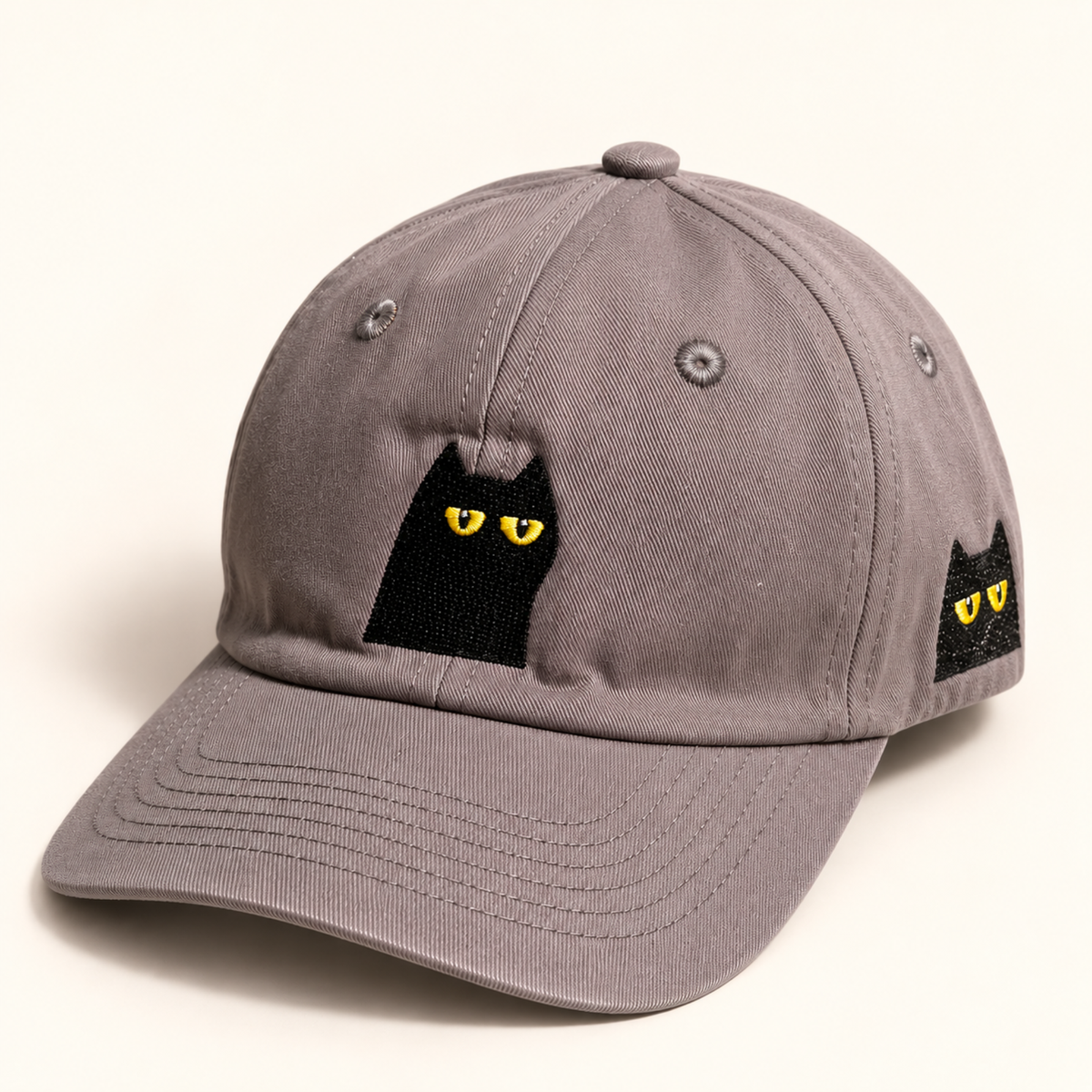 The Louis Hat — Charcoal, 01 · Front